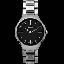 Thumbnail von Rado True Thinline R27956152 - True Quartz Black Dial Ceramic Ladies Watch </h1>