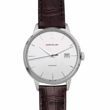 Thumbnail von Montblanc Heritage Spirit 111580 - Meisterstuck Heritage Automatic Silver Dial Stainless Steel Men's Watch </h1>