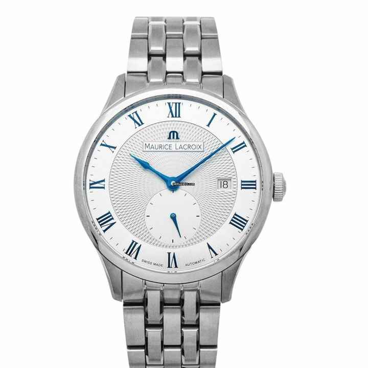  Maurice Lacroix Masterpiece Small Seconde MP6907-SS002-110 - Masterpiece Automatic Silver Dial Stainless Steel Men's Watch </h1> 