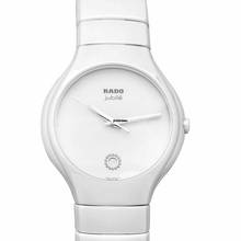 Thumbnail von Rado True R27695722 - True Quartz White Dial Ceramic Men's Watch </h1>