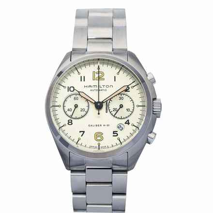  Hamilton Khaki Pilot Pioneer H76416155 - Khaki Aviation Automatic Beige Dial Stainless Steel Men's Watch </h1> 