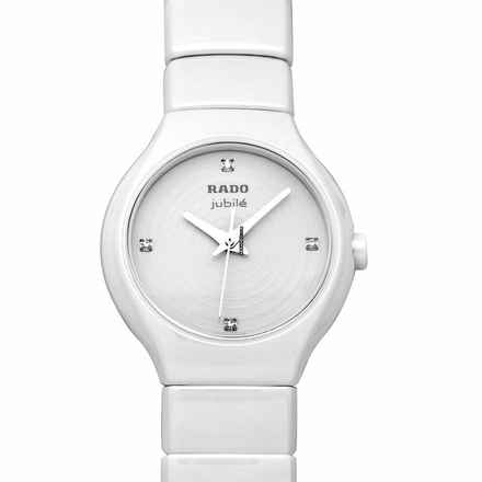  Rado True R27696712 - True Quartz White Dial Ceramic Ladies Watch </h1> 