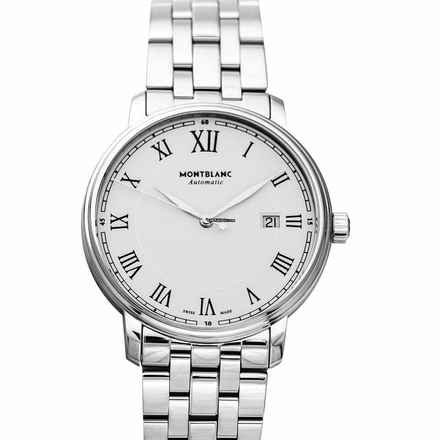 Montblanc Tradition 112610 - Tradition Automatic White Dial Stainless Steel Men's Watch </h1> 