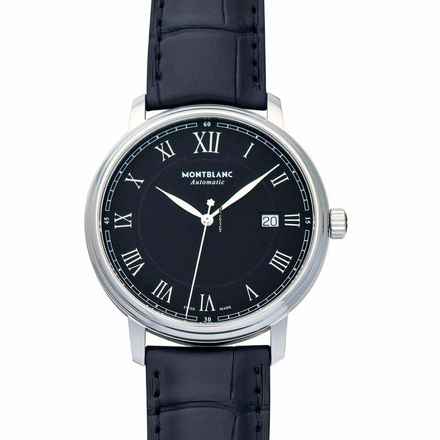  Montblanc 116482 - Heritage Chronometrie Automatic Black Dial Stainless Steel Men's Watch </h1> 