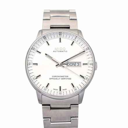  Mido Commander M021.431.11.031.00 - Commander II Automatic Silver Dial Stainless Steel Men's Watch </h1> 