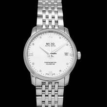 Thumbnail von Mido Baroncelli III M027.208.11.016.00 - Baroncelli III Automatic White Dial Stainless Steel Ladies Watch </h1>
