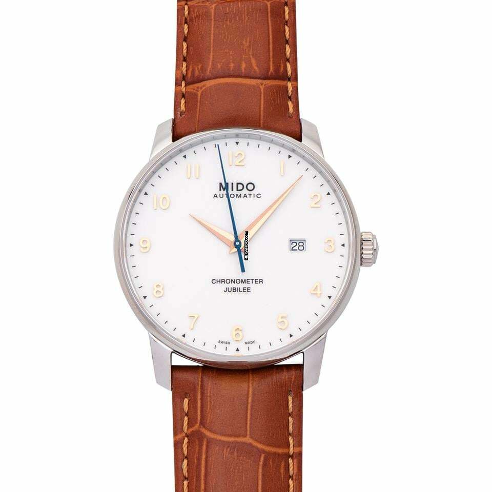  Mido Baroncelli III M037.608.16.262.00 - Baroncelli III Automatic White Dial Stainless Steel Men's Watch </h1> 