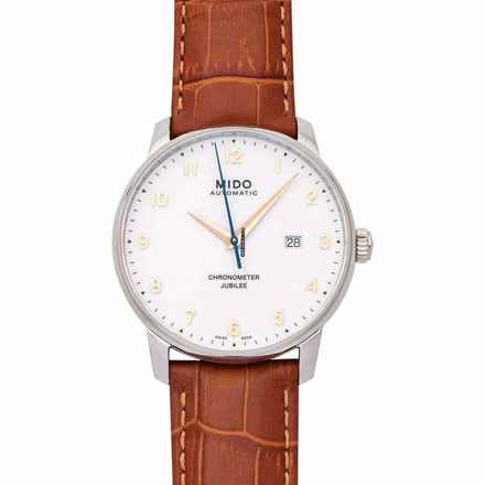  Mido Baroncelli III M037.608.16.262.00 - Baroncelli III Automatic White Dial Stainless Steel Men's Watch </h1> 
