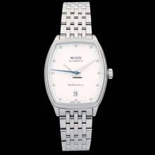 Thumbnail von Mido Baroncelli III M041.307.11.016.00 - Baroncelli III Automatic White Dial Stainless Steel Ladies Watch </h1>