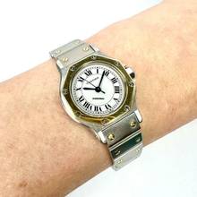 Thumbnail von Cartier Santos OCTAGON 25mm Automatic 2 Tone Watch  </h1>