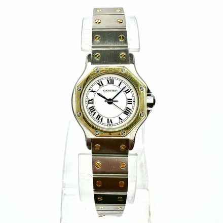  Cartier Santos OCTAGON 25mm Automatic 2 Tone Watch  </h1> 