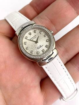  Rolex Cellini Quartz 18ct Vintage WHITE GOLD 6671 Diamond Lady Women 6671 </h1> 