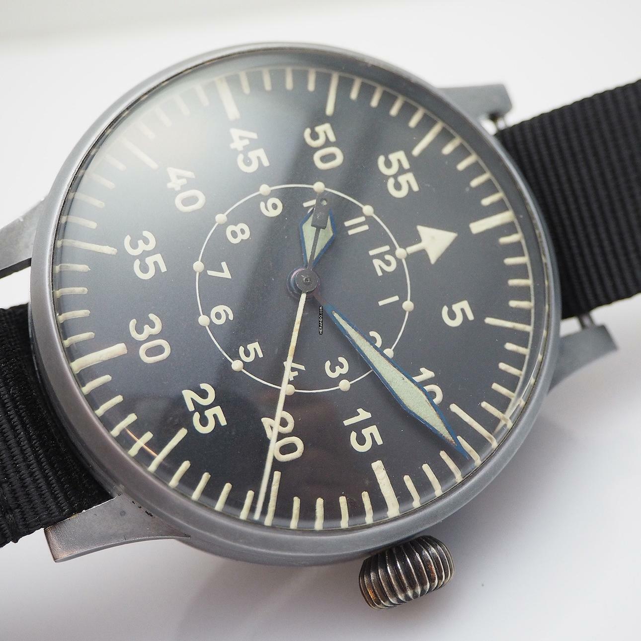 Lacher & Co Pforzheim Lacher & Co. Bauart: Durowe - Beobachtungsuhr FLIEGERUHR WW2 um 1945