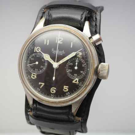  Hanhart Vintage Monopusher Eindrücker Chronograph WW2 Cal.40/50 </h1> 