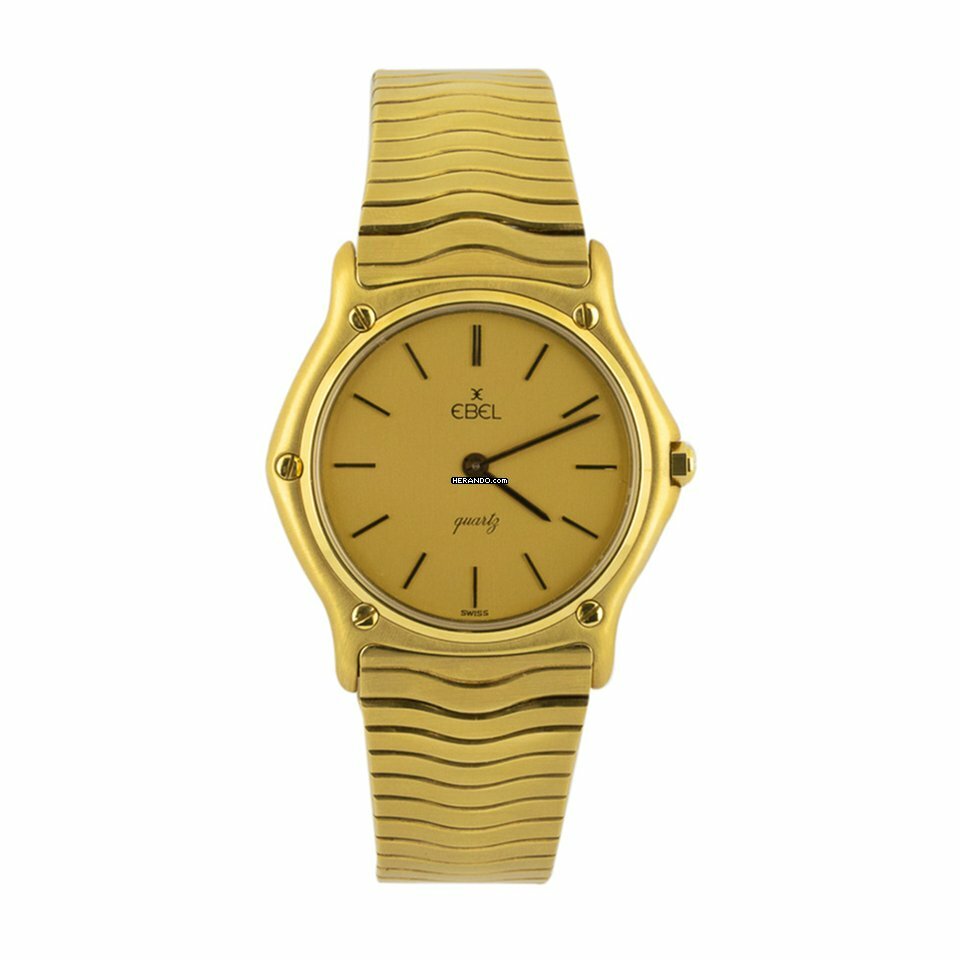 Ebel Classic Senior 750 Gold Quarz Revison durch Ebel 1 Jahr Garantie 