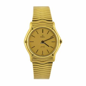 Ebel Classic Senior 750 Gold Quarz Revison durch Ebel 1 Jahr Garantie 