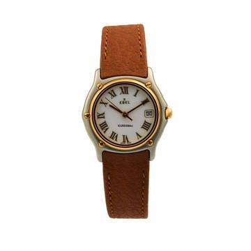 Ebel Sport Classique Quarz Revision Roségold Stahl Leder ungetragen 1 Jahr Garantie 