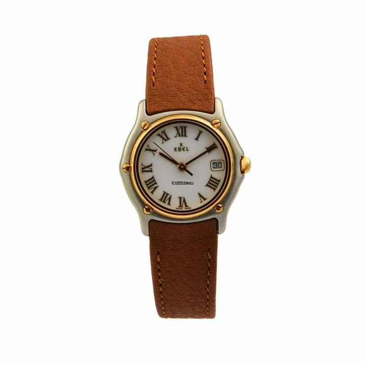 Ebel Sport Classique Quarz Revision Roségold Stahl Leder ungetragen 1 Jahr Garantie 