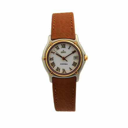 Ebel Sport Classique Quarz Revision Roségold Stahl Leder ungetragen 1 Jahr Garantie 