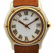 Thumbnail von Ebel Sport Classique Quarz Revision Roségold Stahl Leder ungetragen 1 Jahr Garantie