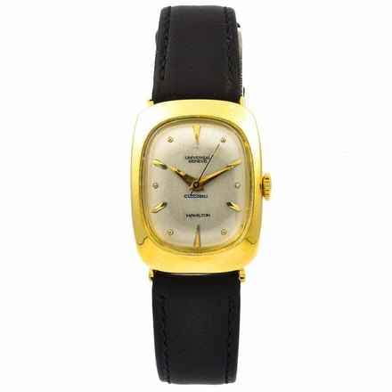 Universal Genève Hamilton 750 Gelbgold Handaufzug Revision Garantie 