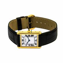 Thumbnail von Cartier Tank Française Gold 750 18kt Leder Revison bei Cartier Garantie