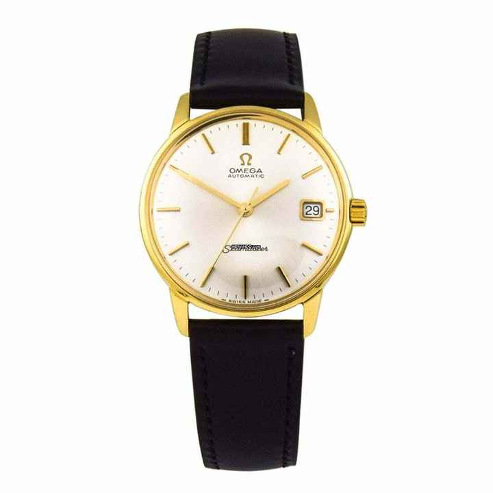 Omega Seamaster 750 Gold Automatik Datum Revision bei Omega 