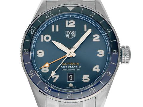  TAG Heuer Autavia GMT COSC Ref.WBE511A.BA0650 Full Set Ungetragen 