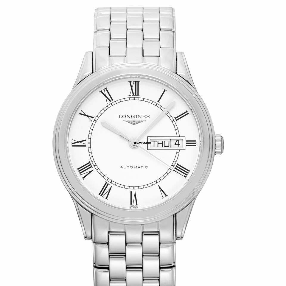Longines Flagship L48994216 - Flagship Automatic White Dial Stainless Steel Men's Watch </h1>