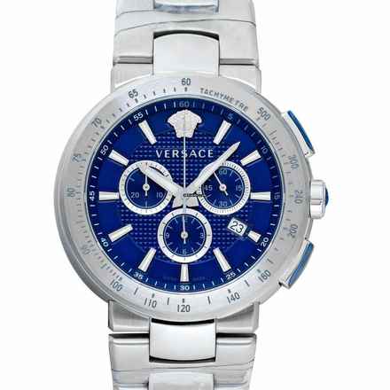  Versace VFG120015 - Quartz Blue Dial Stainless Steel Men's Watch </h1> 