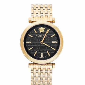  Versace VELS01119 - Quartz Black Dial Stainless Steel Ladies Watch </h1> 