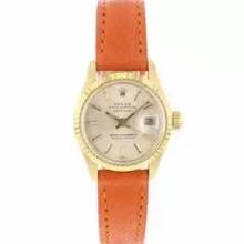 Thumbnail von Rolex Lady-Datejust 26 Yellow Gold Fluted Silver Dial </h1>