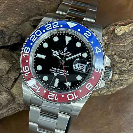  Rolex GMT-Master II Weißgold PEPSI - FULL SET 2015 - Ref. 116719BLRO  