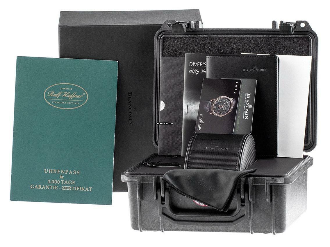  Blancpain Fifty Fathoms Bathyscaphe Ref.5000-0240-O52A 2023 Full Set Ungetragen 