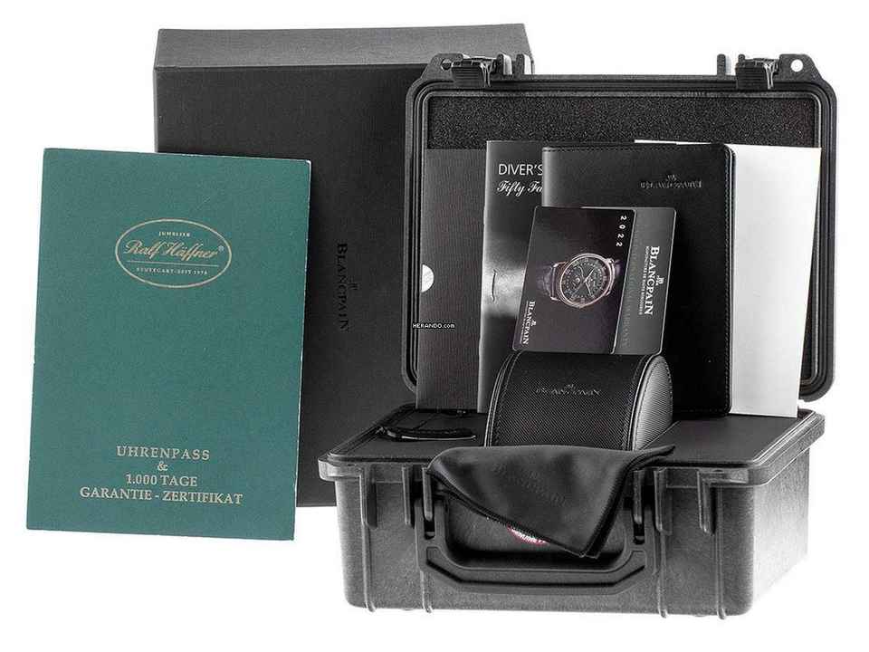  Blancpain Fifty Fathoms Bathyscaphe Ref.5000-0240-O52A 2023 Full Set Ungetragen 