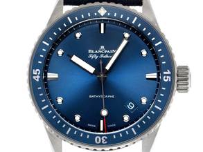 Thumbnail von Blancpain Fifty Fathoms Bathyscaphe Ref.5000-0240-O52A 2023 Full Set Ungetragen