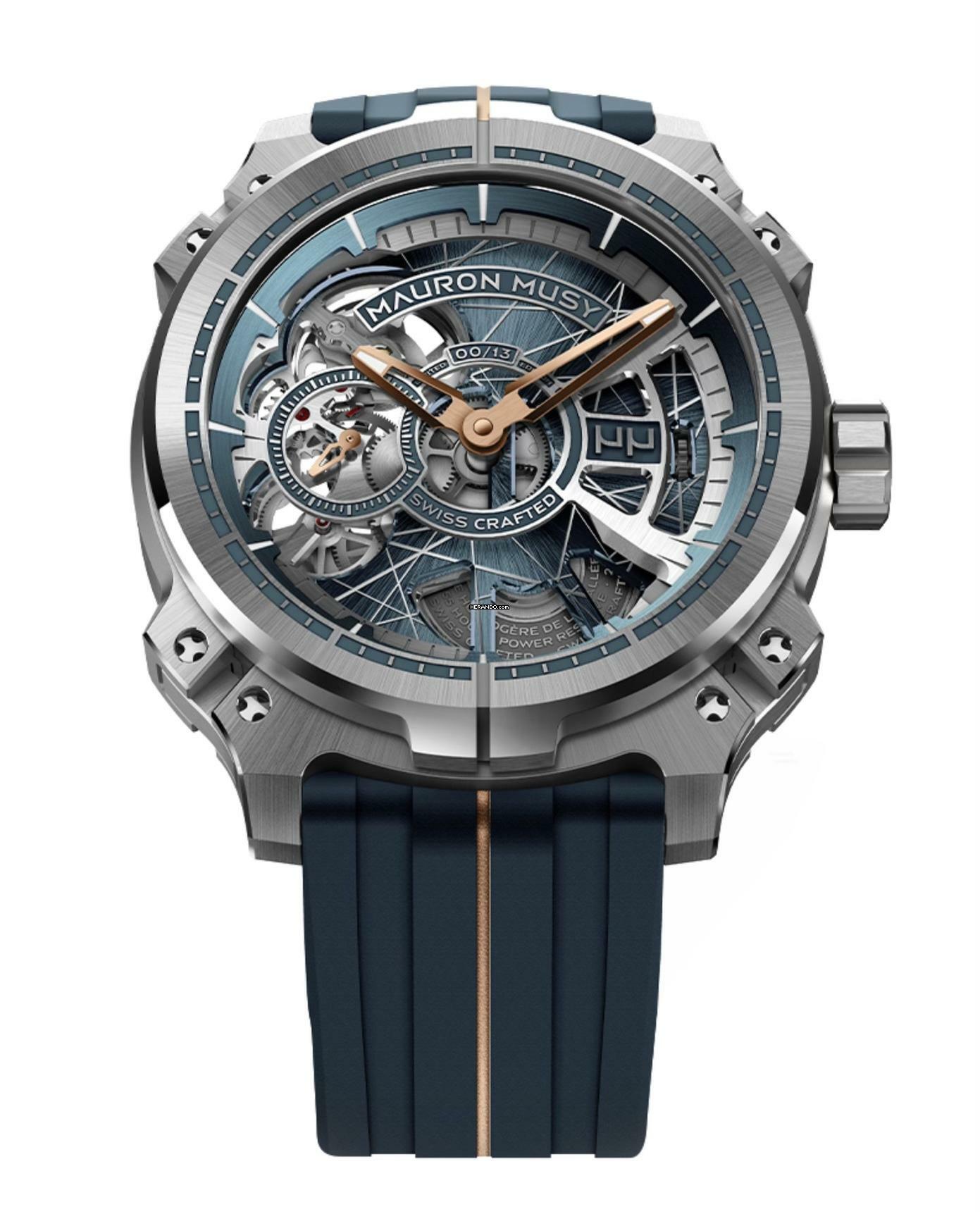 Mauron Musy Blueprint Titanium Skeleton Limited Edition 13 pieces