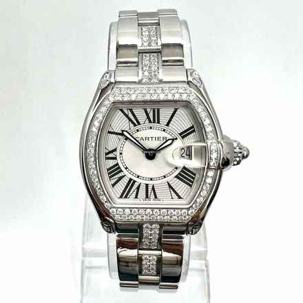  Cartier Roadster Quartz 31mm Steel 1.43TCW Diamond Watch </h1> 