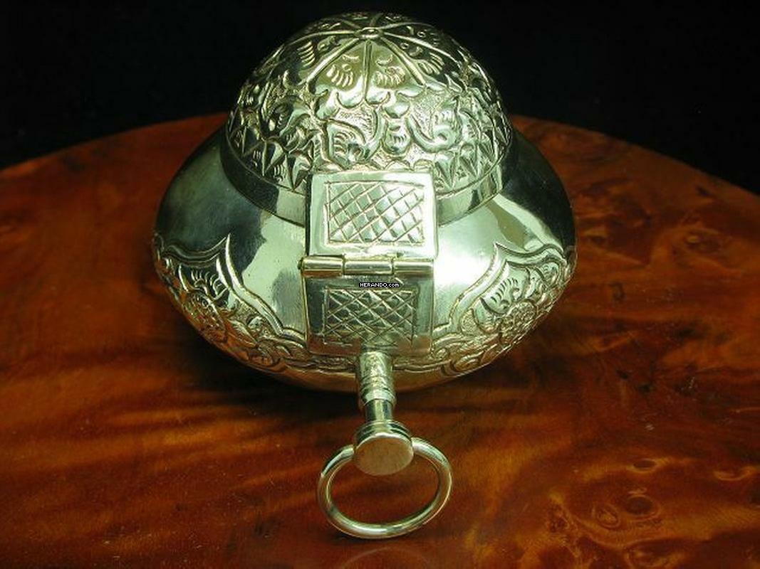 Thumbnail von Geo Ellison London Kutscheruhr Spindeluhr Mit Schnecke & Kette </h1>