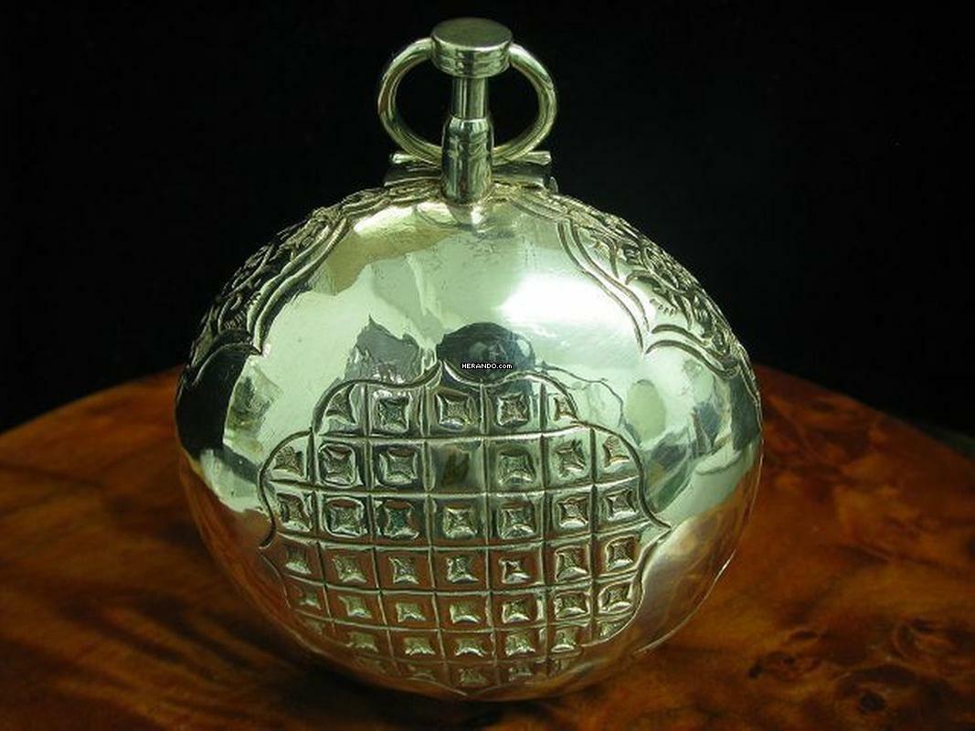 Thumbnail von Geo Ellison London Kutscheruhr Spindeluhr Mit Schnecke & Kette </h1>