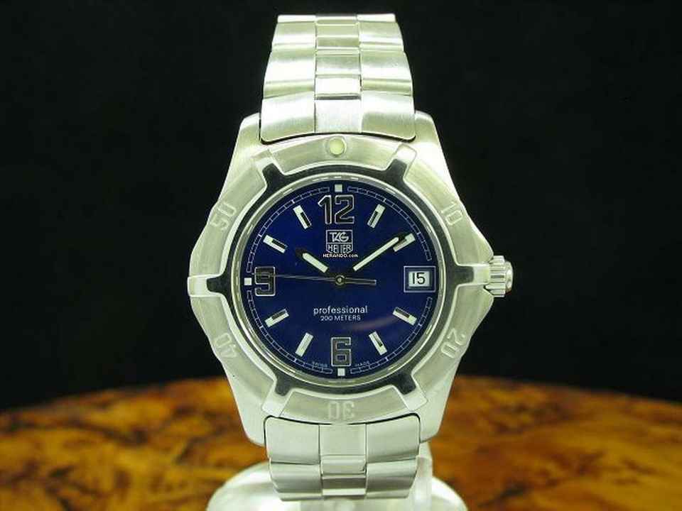  TAG Heuer 2000 Professional Edelstahl Herrenuhr / Ref Wn1112 / Kaliber Eta 955.112 </h1> 
