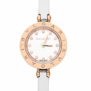  Bulgari B.Zero1 102418 - B.Zero1 Quartz White Dial 18kt Rose Gold Ladies Watch </h1> 