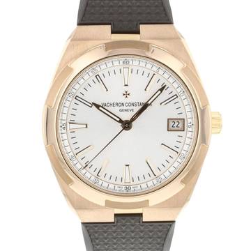  Vacheron Constantin Overseas 4500V Rose Gold Silver Dial  