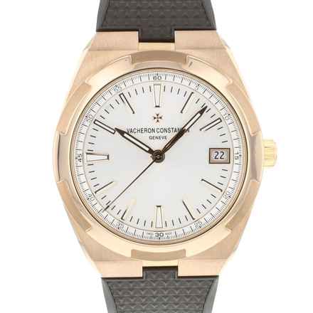  Vacheron Constantin Overseas 4500V Rose Gold Silver Dial  