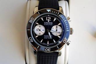 Thumbnail von Union Glashütte Noramis Chronograph Sport Chronograph Blue NEW FULL SET