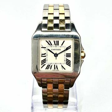  Cartier Santos Demoiselle 2701 Quartz 26mm 2 Tone Watch </h1> 
