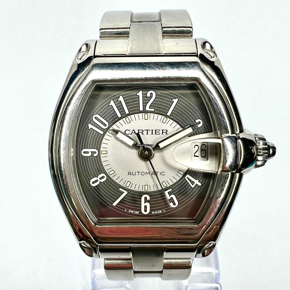  Cartier Roadster 2510 Automatic 38mm Steel Watch </h1> 