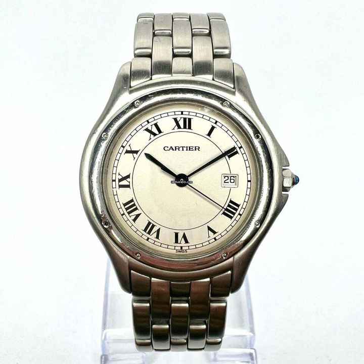  Cartier Panthère COUGER Quartz 32mm Steel Watch </h1> 