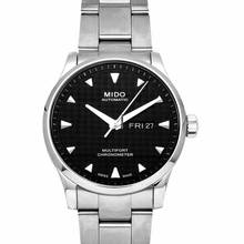 Thumbnail von Mido Multifort M005.431.11.441.00 - Multifort Automatic Black Dial Stainless Steel Men's Watch </h1>