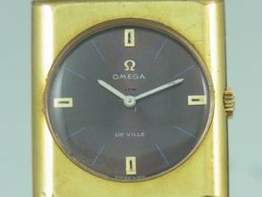 Thumbnail von Omega Seltene Omega De Ville Armbanduhr Handaufzug Cal. 620 Vintage Box Und Papiere </h1>